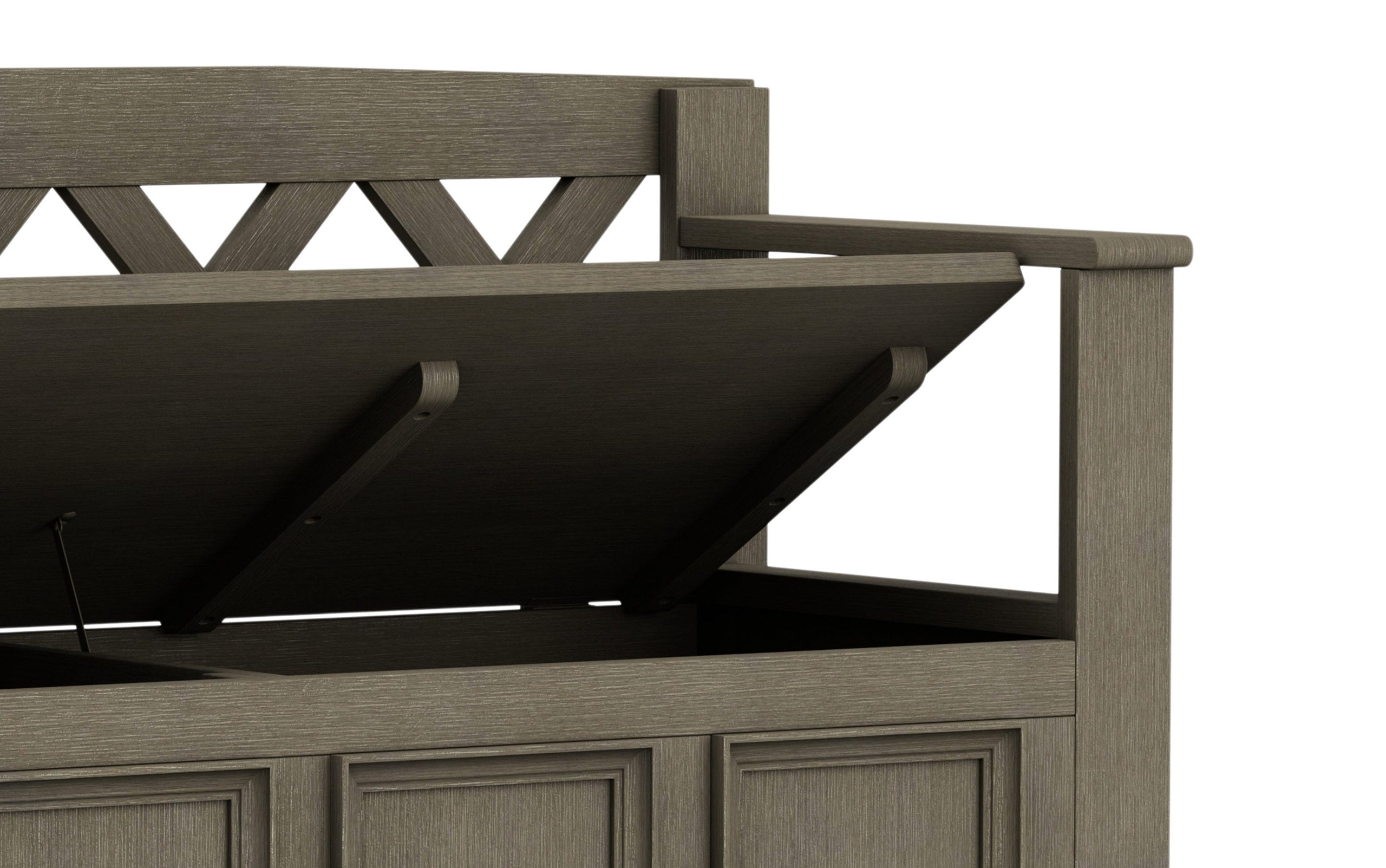 Farmhouse Grey | Amherst Entryway Bench