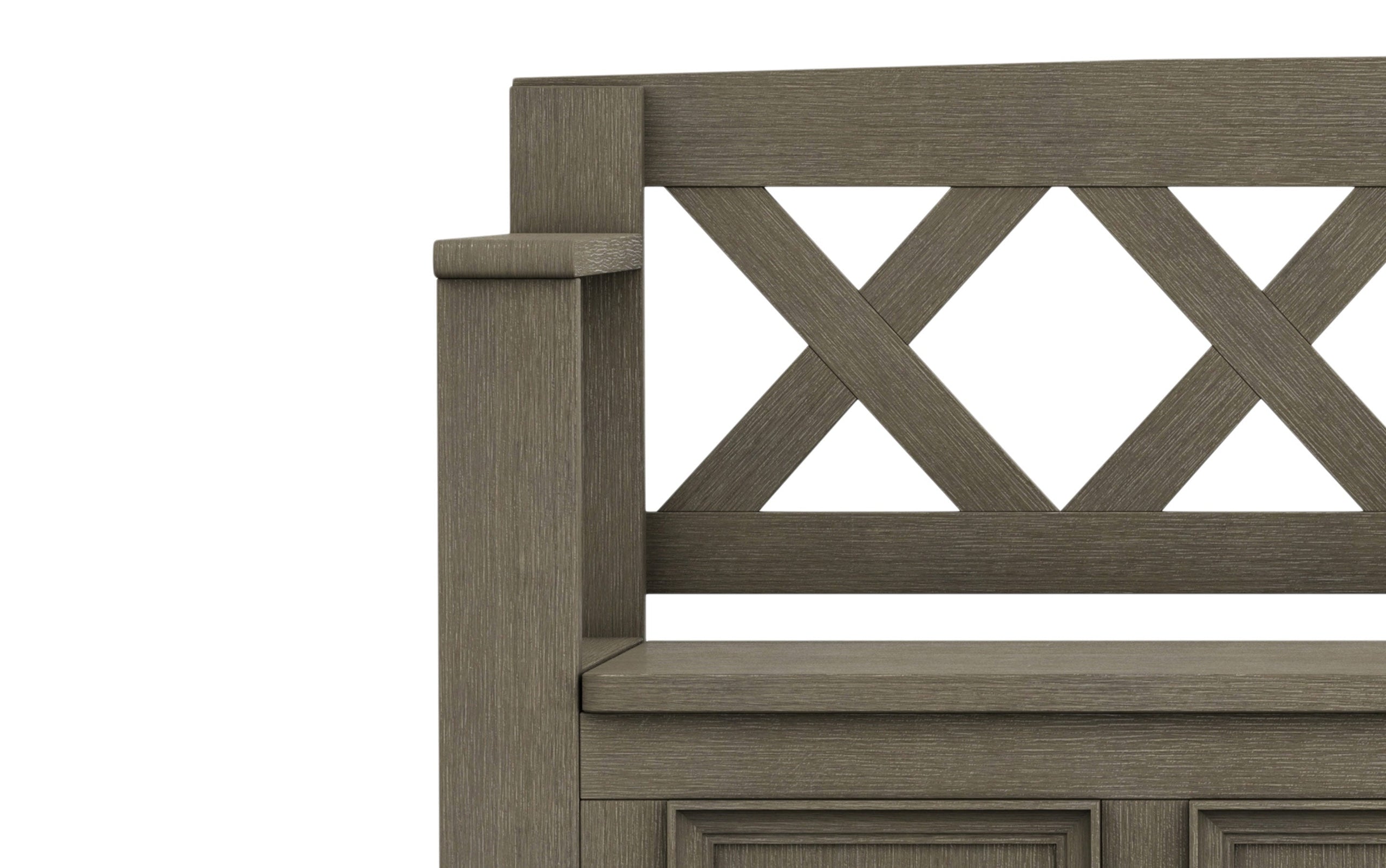 Farmhouse Grey | Amherst Entryway Bench