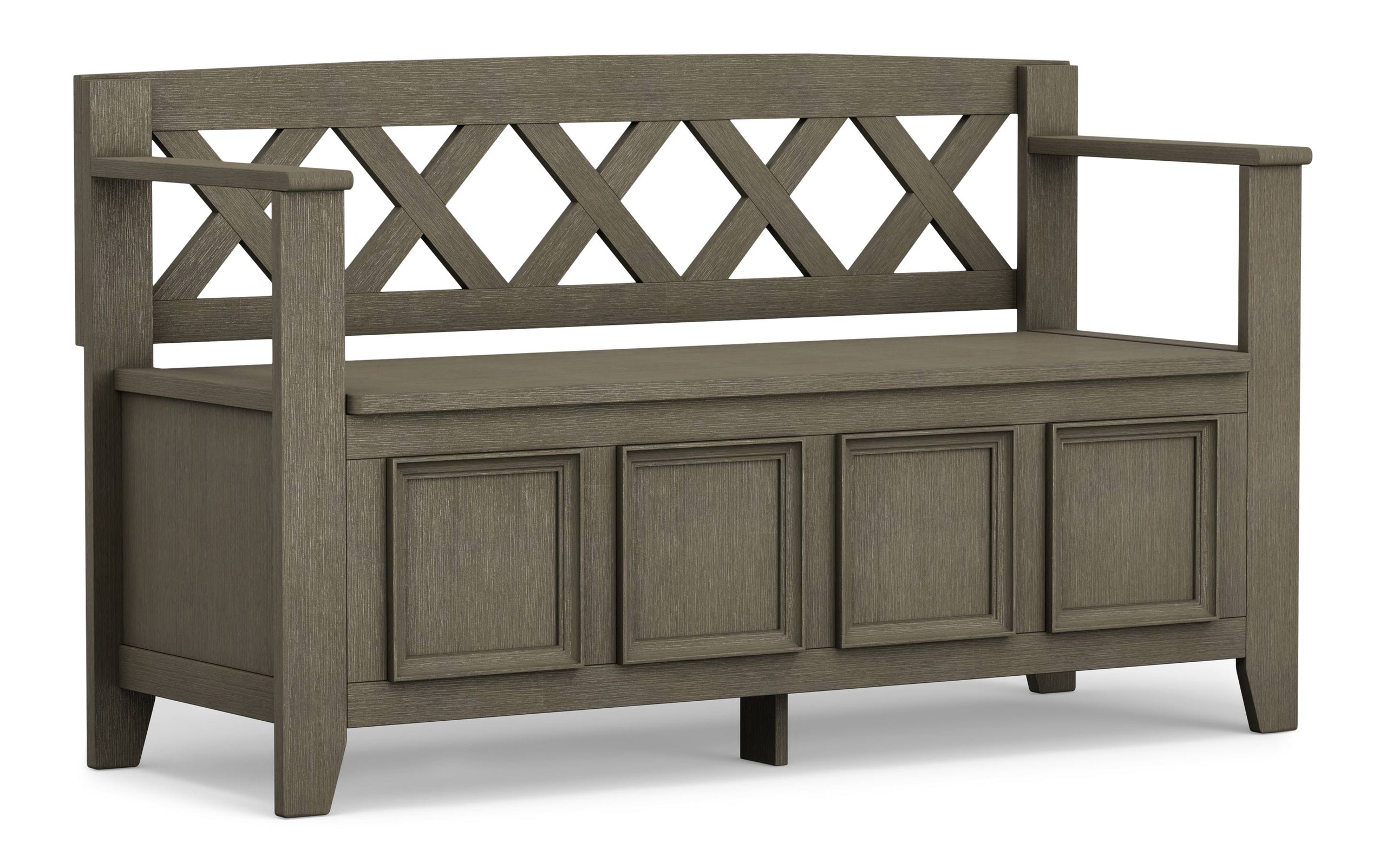 Farmhouse Grey | Amherst Entryway Bench