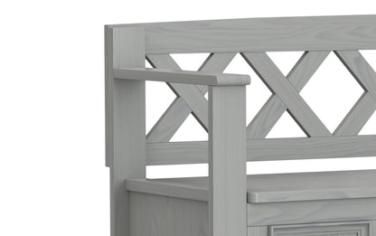 Fog Grey | Amherst Entryway Bench