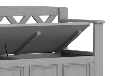 Fog Grey | Amherst Entryway Bench