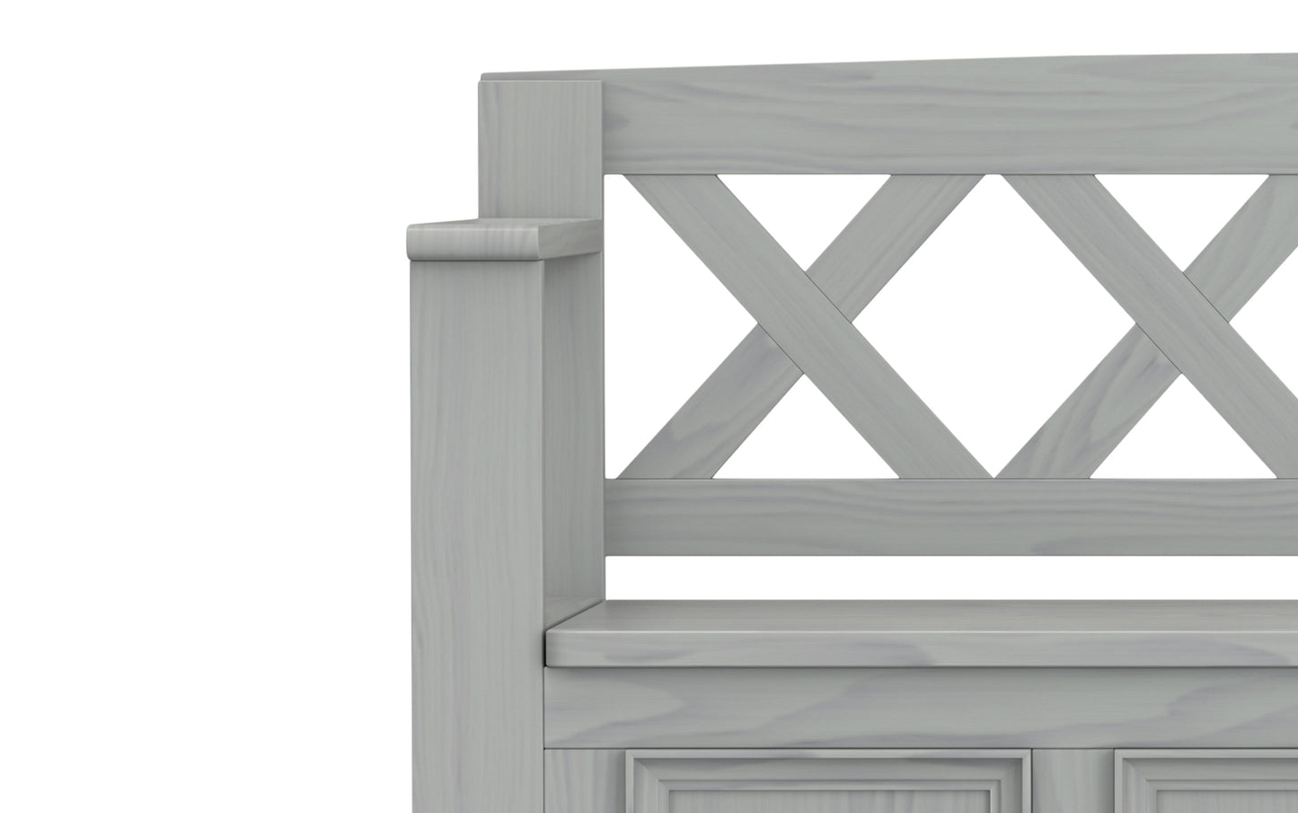 Fog Grey | Amherst Entryway Bench
