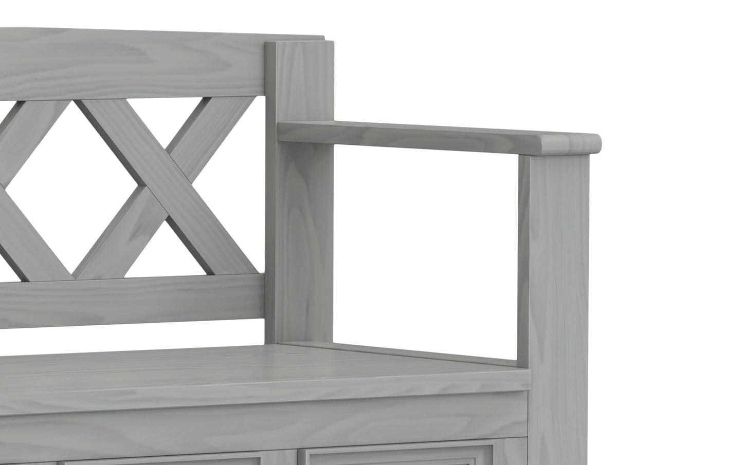 Fog Grey | Amherst Entryway Bench