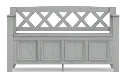 Fog Grey | Amherst Entryway Bench