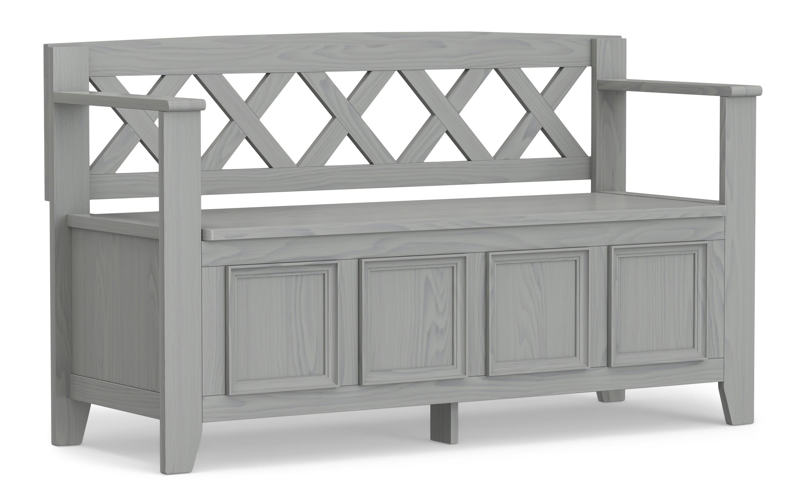 Fog Grey | Amherst Entryway Bench