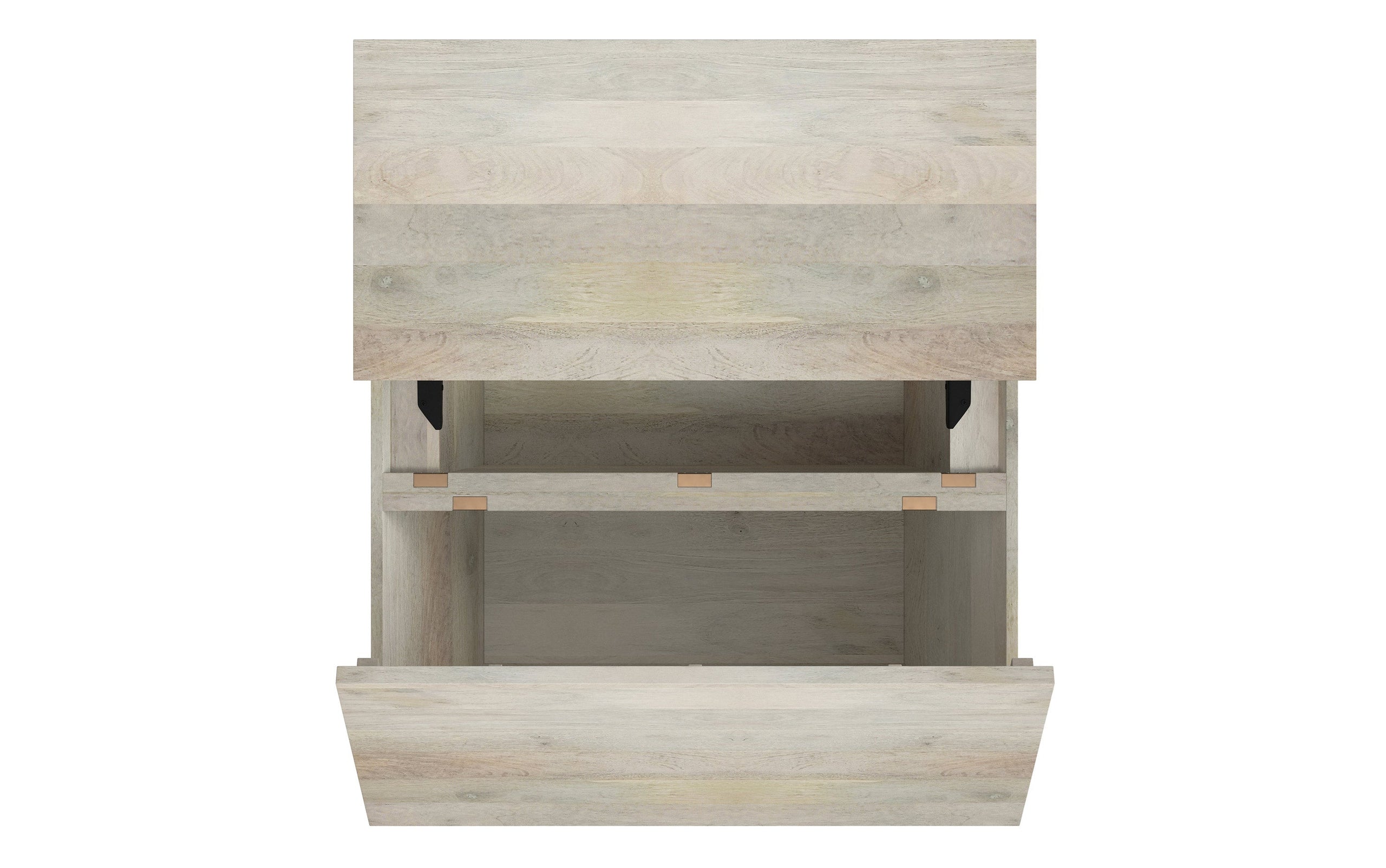 White Wash | Abba 36 inch Square Lift Top Coffee Table