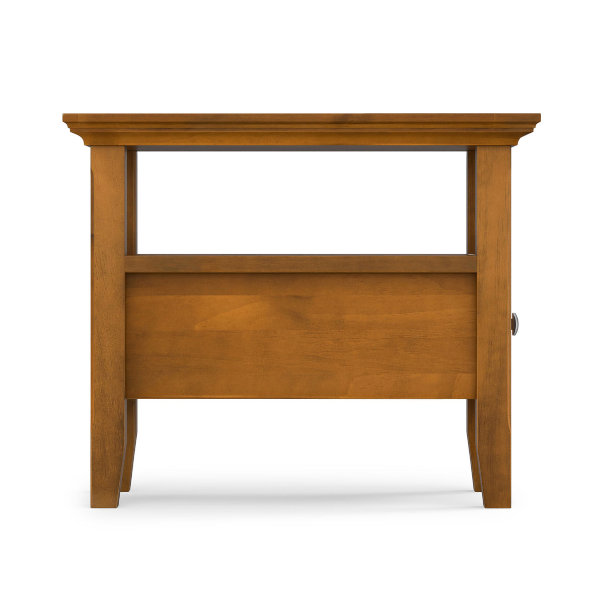 Light Golden Brown | Acadian Narrow Side Table with Drawer