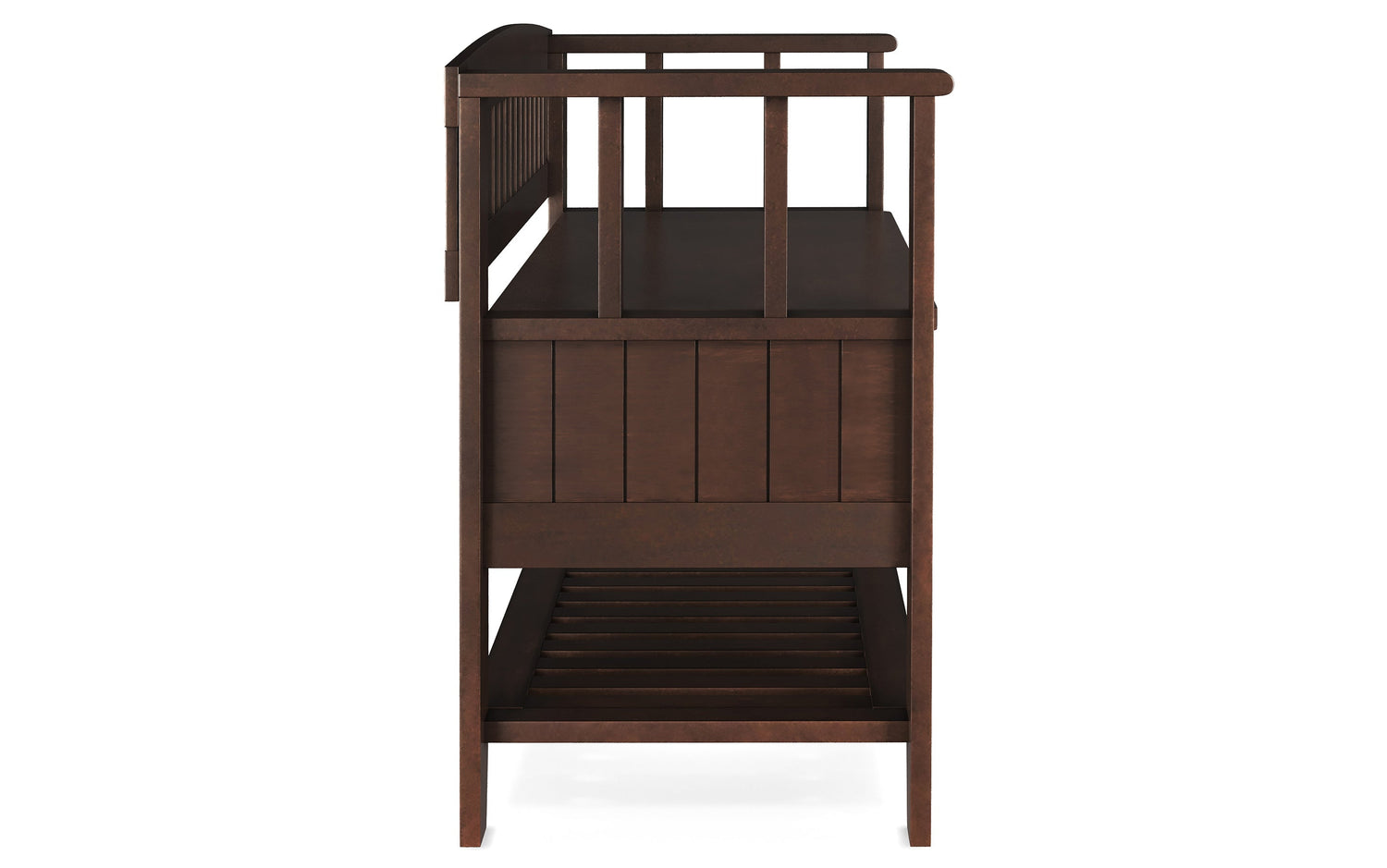 Acadian Entryway Storage Bench with Shelf