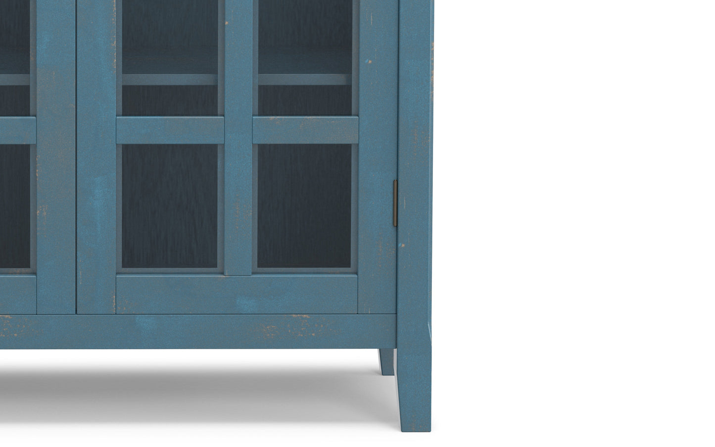 Distressed Coastal Blue | Acadian Medium Storage Cabinet