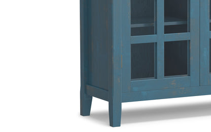 Distressed Coastal Blue | Acadian Medium Storage Cabinet