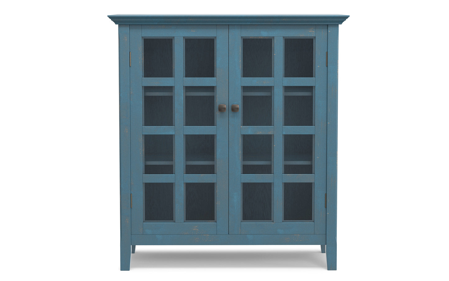 Distressed Coastal Blue | Acadian Medium Storage Cabinet