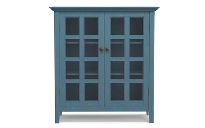 Distressed Coastal Blue | Acadian Medium Storage Cabinet