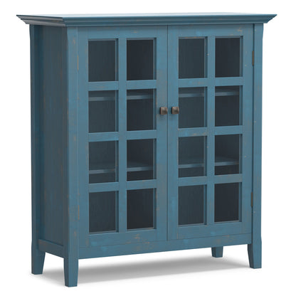 Distressed Coastal Blue | Acadian Medium Storage Cabinet
