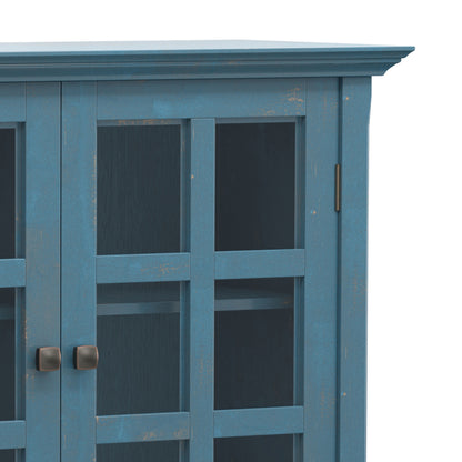 Distressed Coastal Blue | Acadian Medium Storage Cabinet
