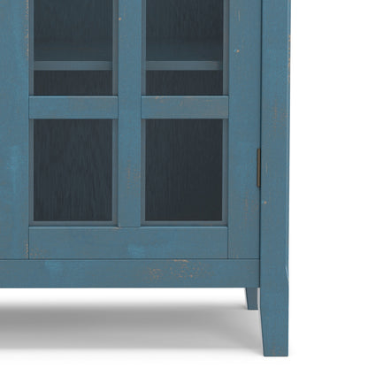 Distressed Coastal Blue | Acadian Medium Storage Cabinet