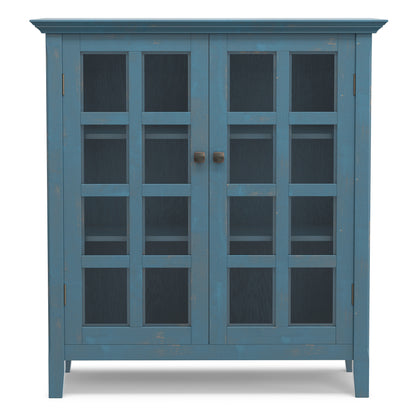 Distressed Coastal Blue | Acadian Medium Storage Cabinet