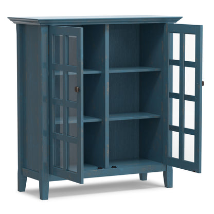 Distressed Coastal Blue | Acadian Medium Storage Cabinet