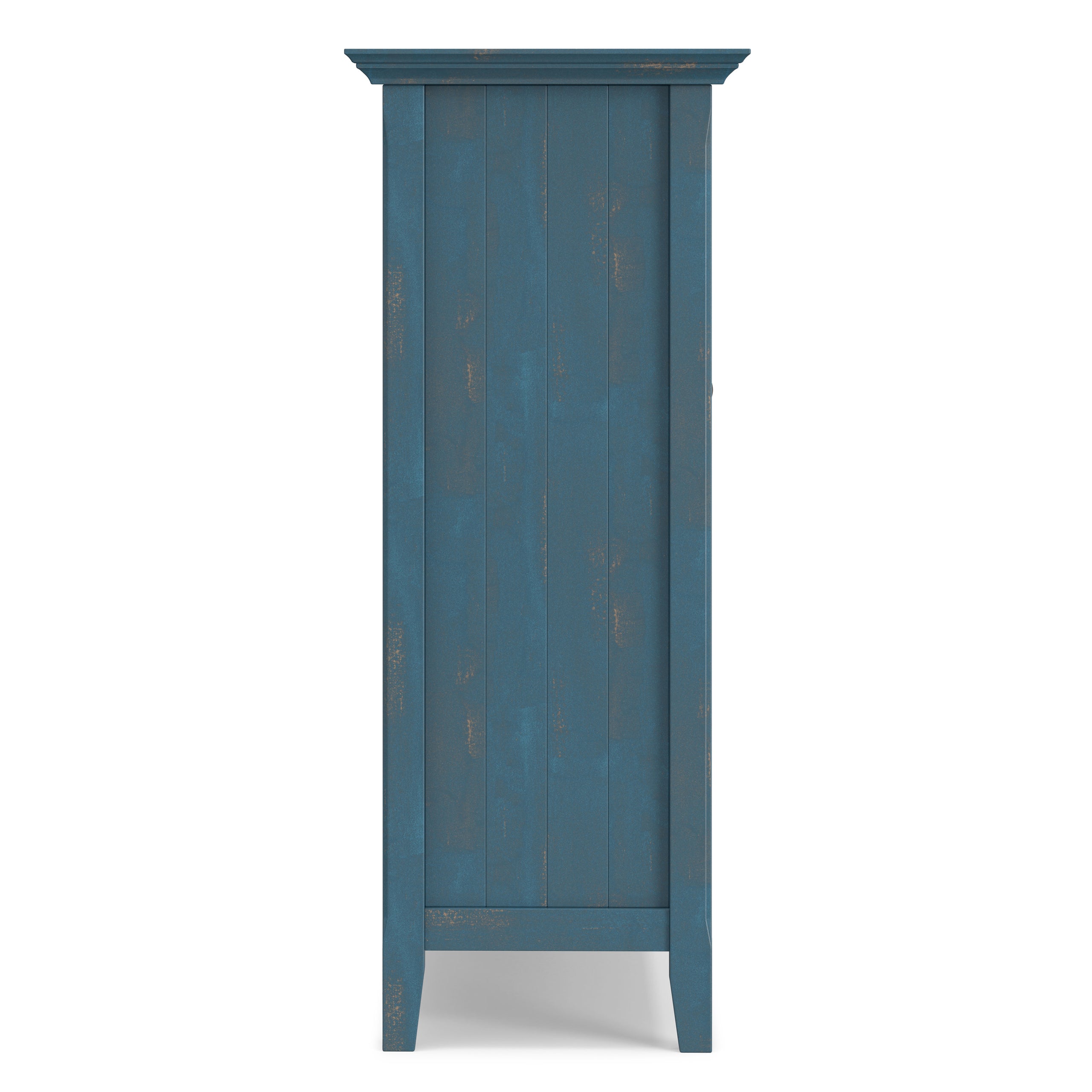 Distressed Coastal Blue | Acadian Medium Storage Cabinet