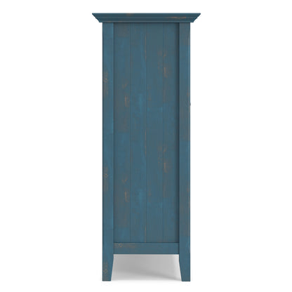 Distressed Coastal Blue | Acadian Medium Storage Cabinet