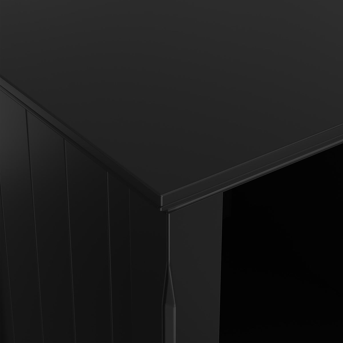 Black | Acadian 8 Cube Storage Sofa Table