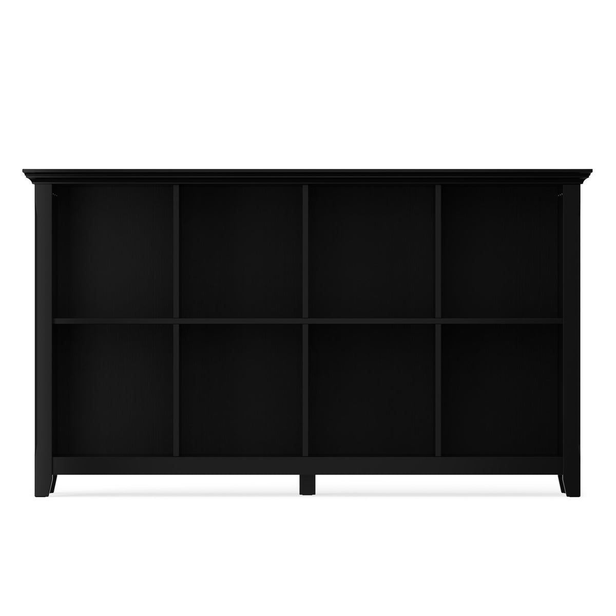 Black | Acadian 8 Cube Storage Sofa Table