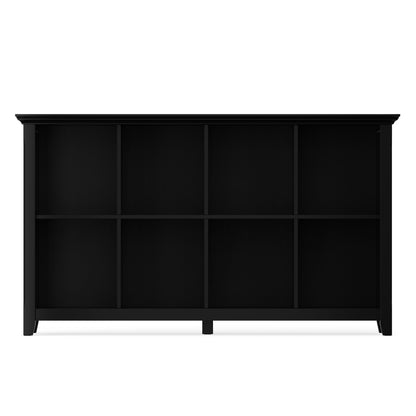 Black | Acadian 8 Cube Storage Sofa Table