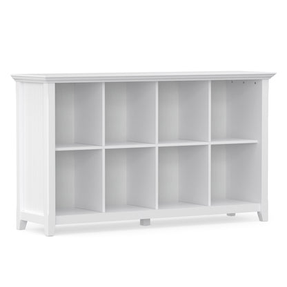 White | Acadian 8 Cube Storage Sofa Table