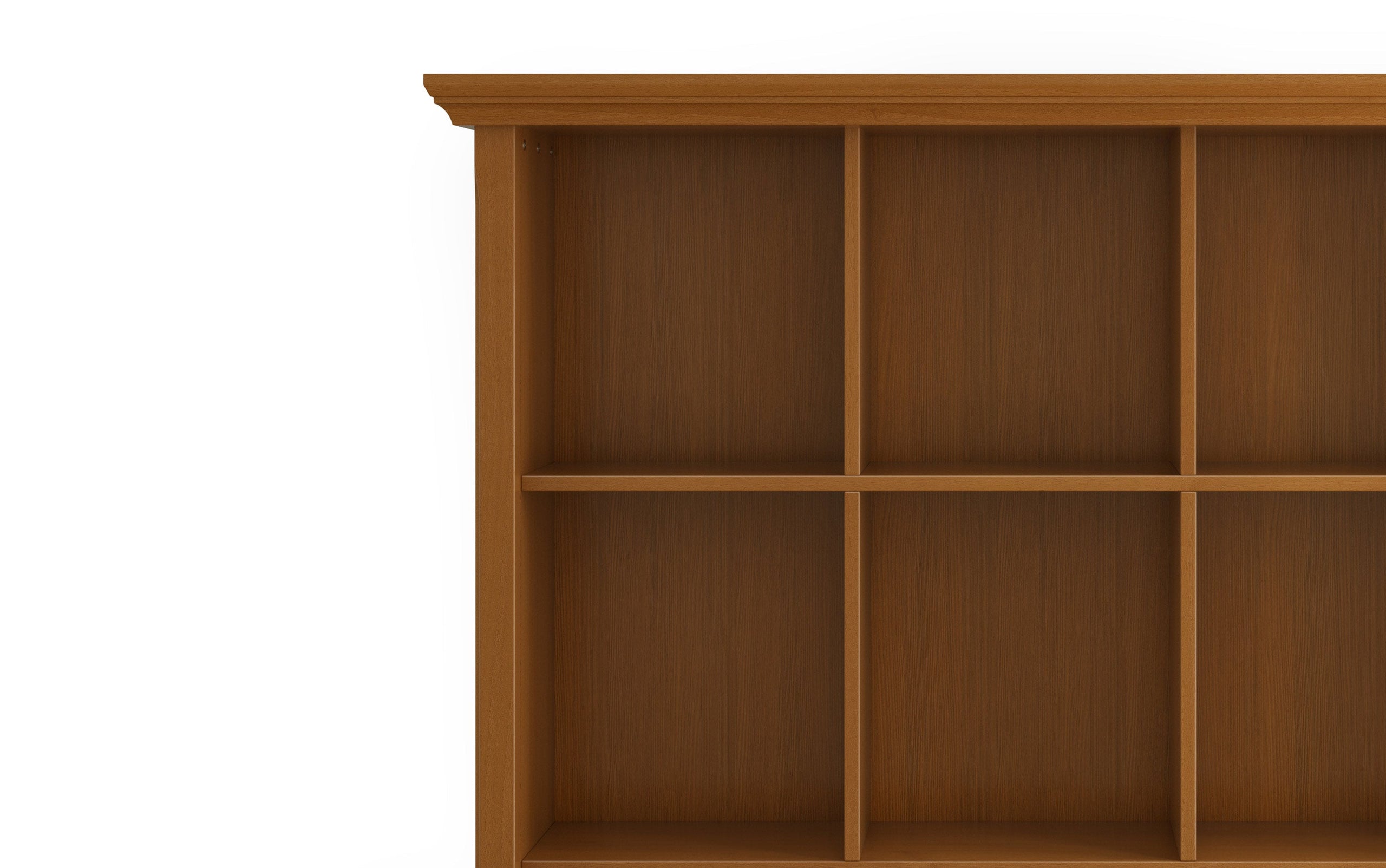 Light Golden Brown | Acadian 9 Cube Bookcase