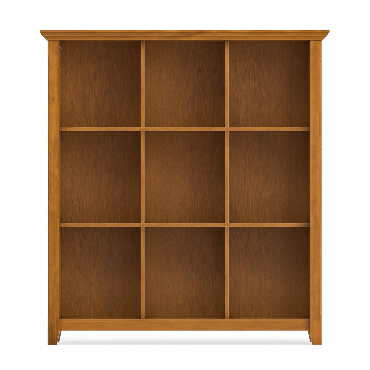 Light Golden Brown | Acadian 9 Cube Bookcase