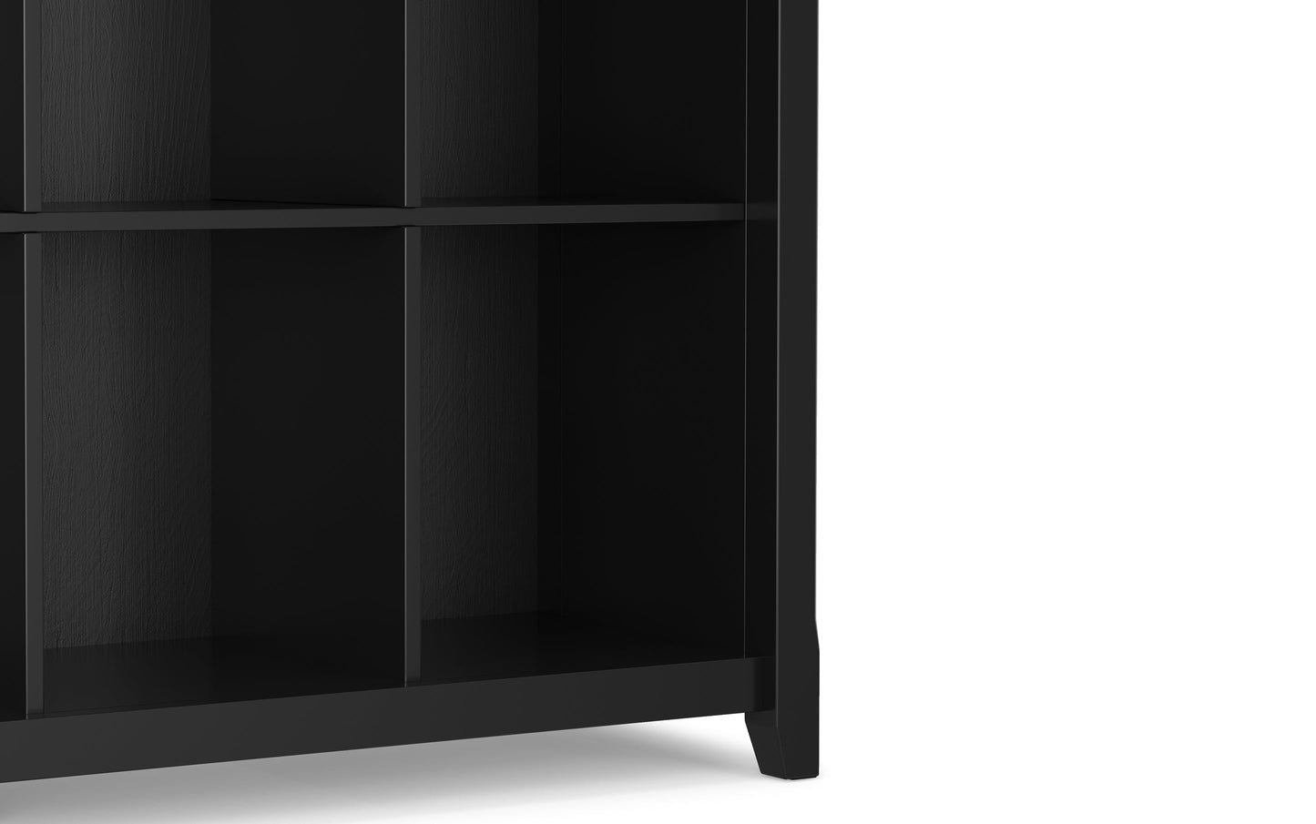 Black | Acadian 12 Cube Bookcase