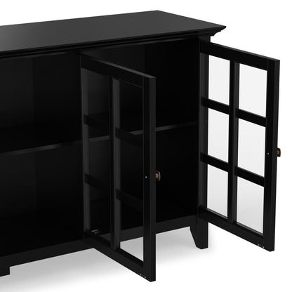 Black| Acadian Wide Storage Cabinet