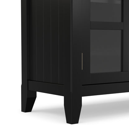 Black| Acadian Wide Storage Cabinet