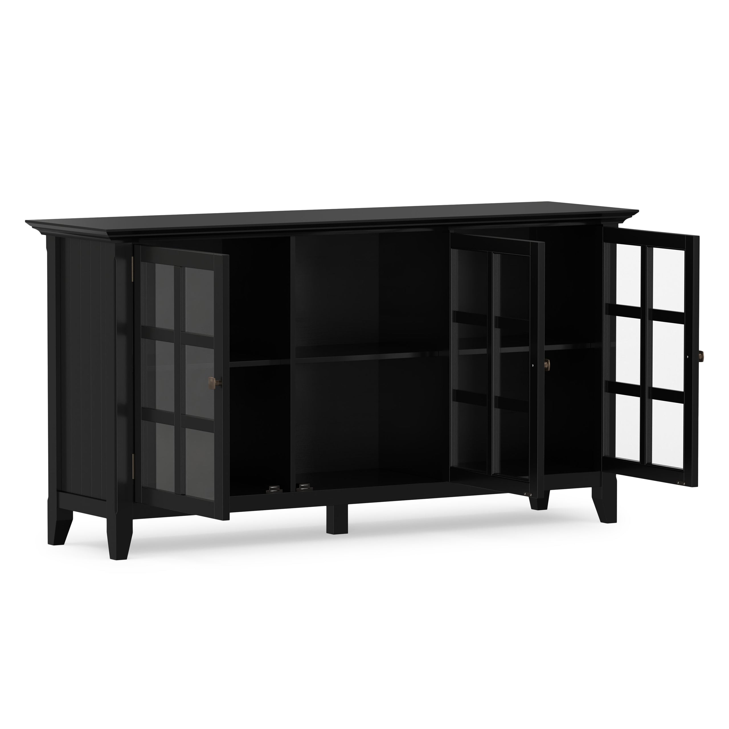 Black| Acadian Wide Storage Cabinet