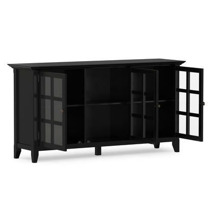 Black| Acadian Wide Storage Cabinet