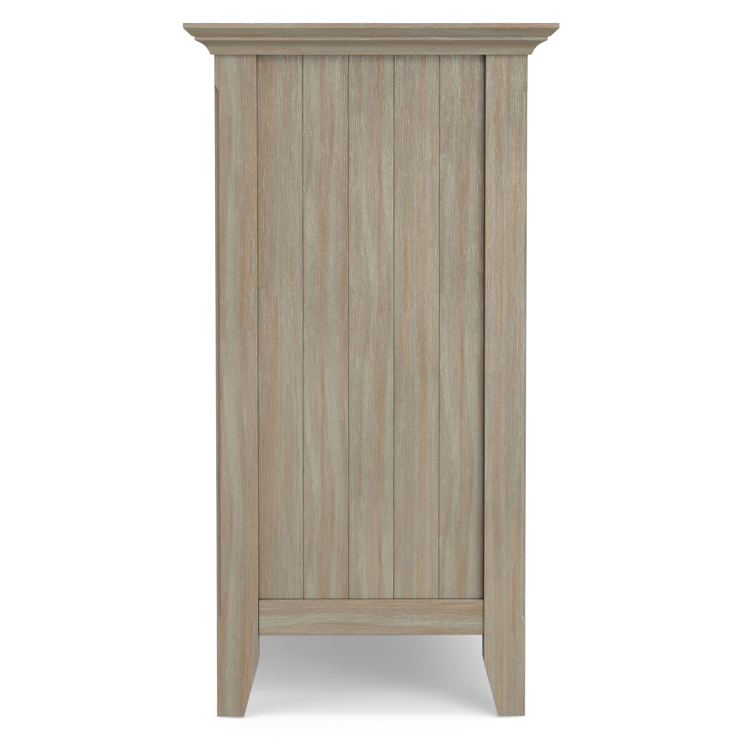 Distressed Grey| Acadian Wide Storage Cabinet