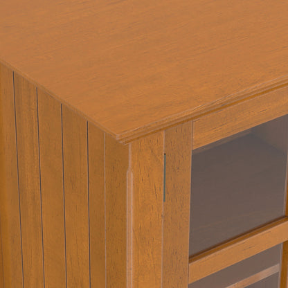 Light Golden Brown| Acadian Wide Storage Cabinet