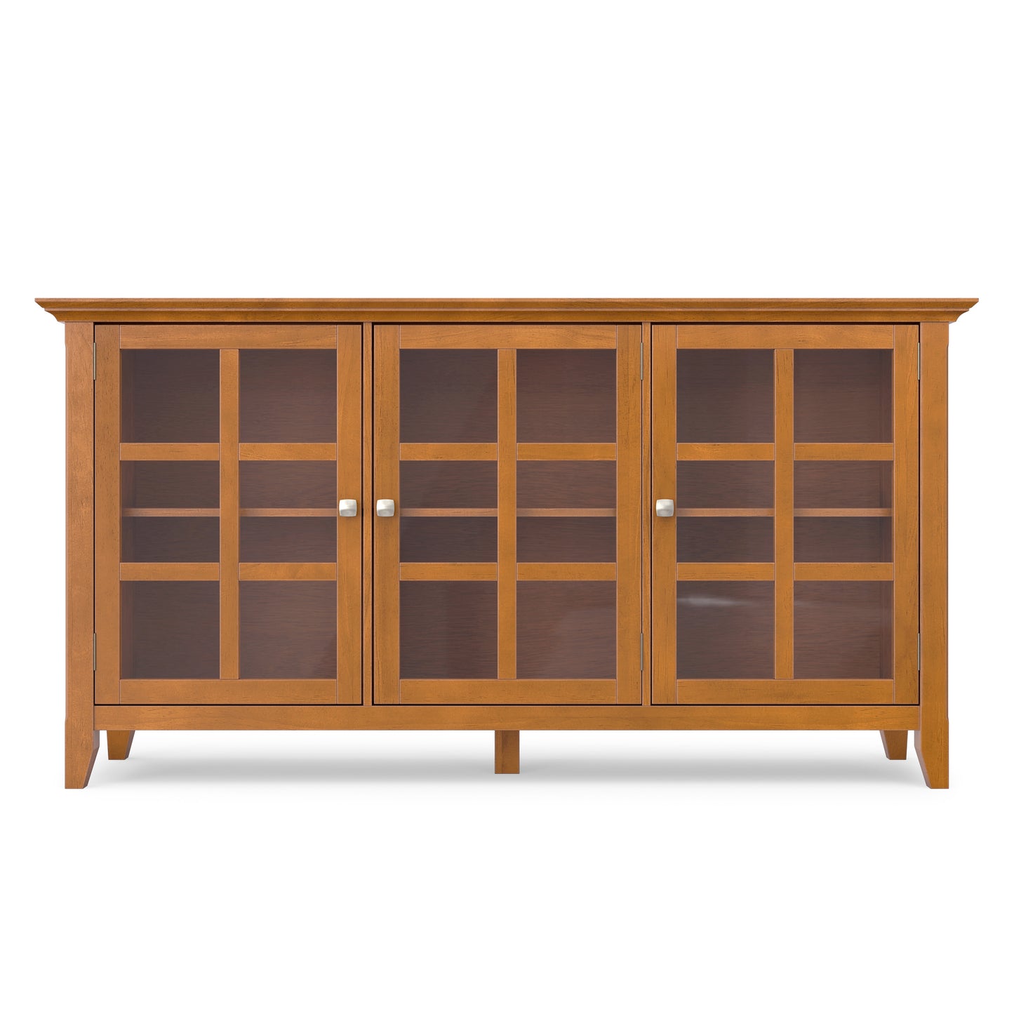 Light Golden Brown| Acadian Wide Storage Cabinet