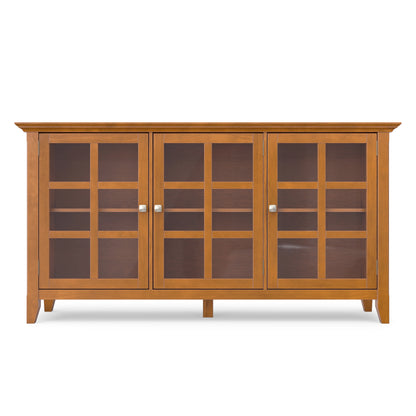 Light Golden Brown| Acadian Wide Storage Cabinet