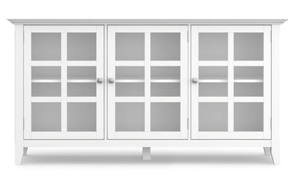 White | Acadian Wide Storage Cabinet