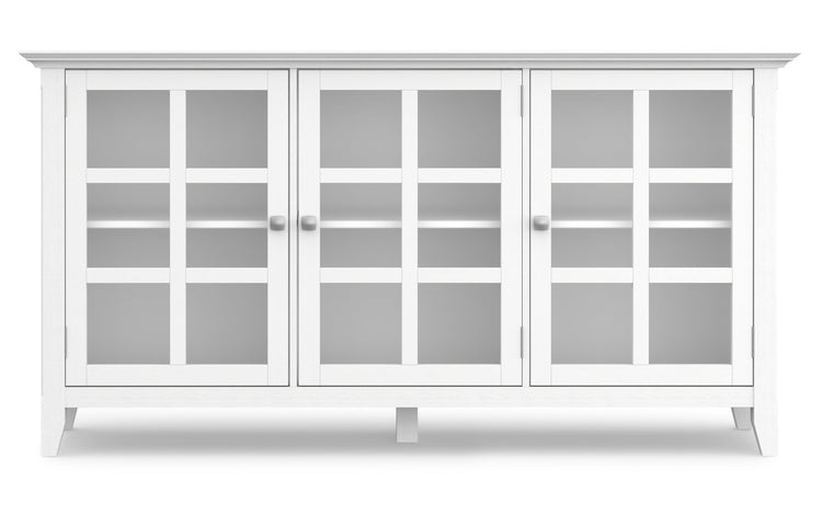 White | Acadian Wide Storage Cabinet