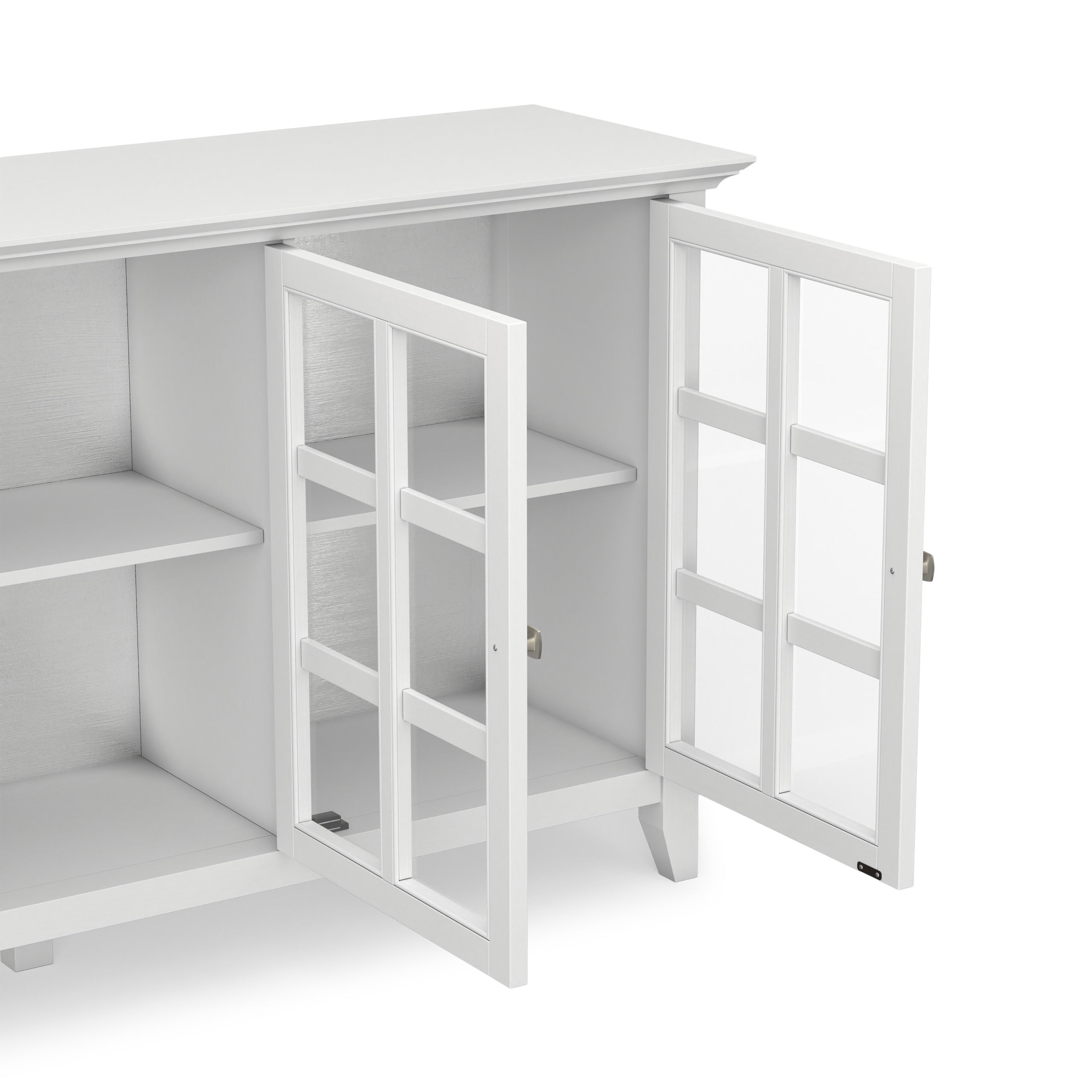 White| Acadian Wide Storage Cabinet