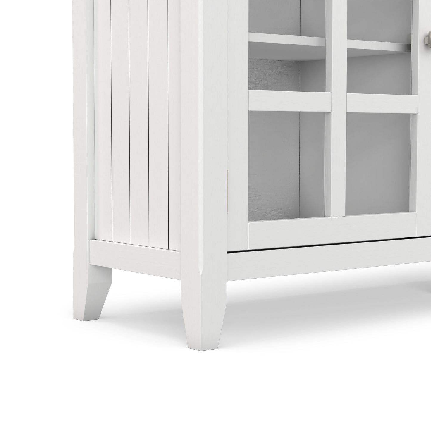 White| Acadian Wide Storage Cabinet