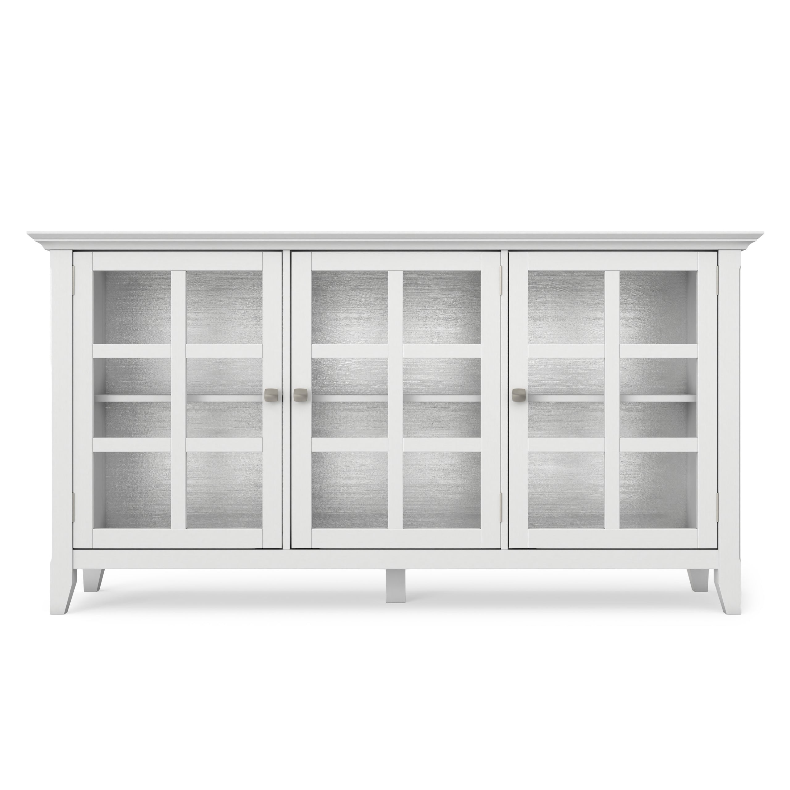 White| Acadian Wide Storage Cabinet