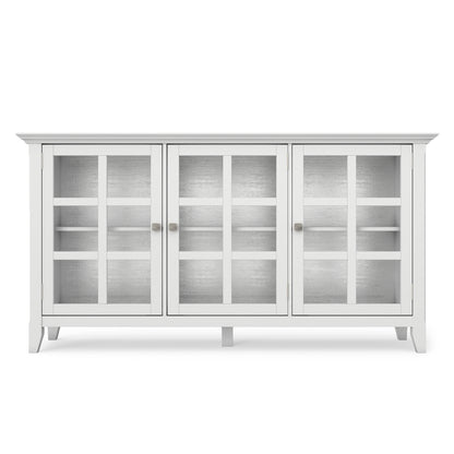 White| Acadian Wide Storage Cabinet
