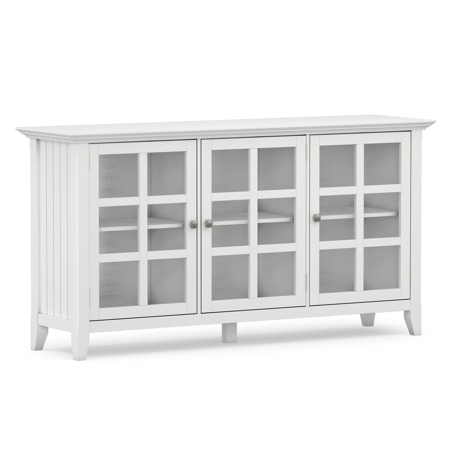 White| Acadian Wide Storage Cabinet