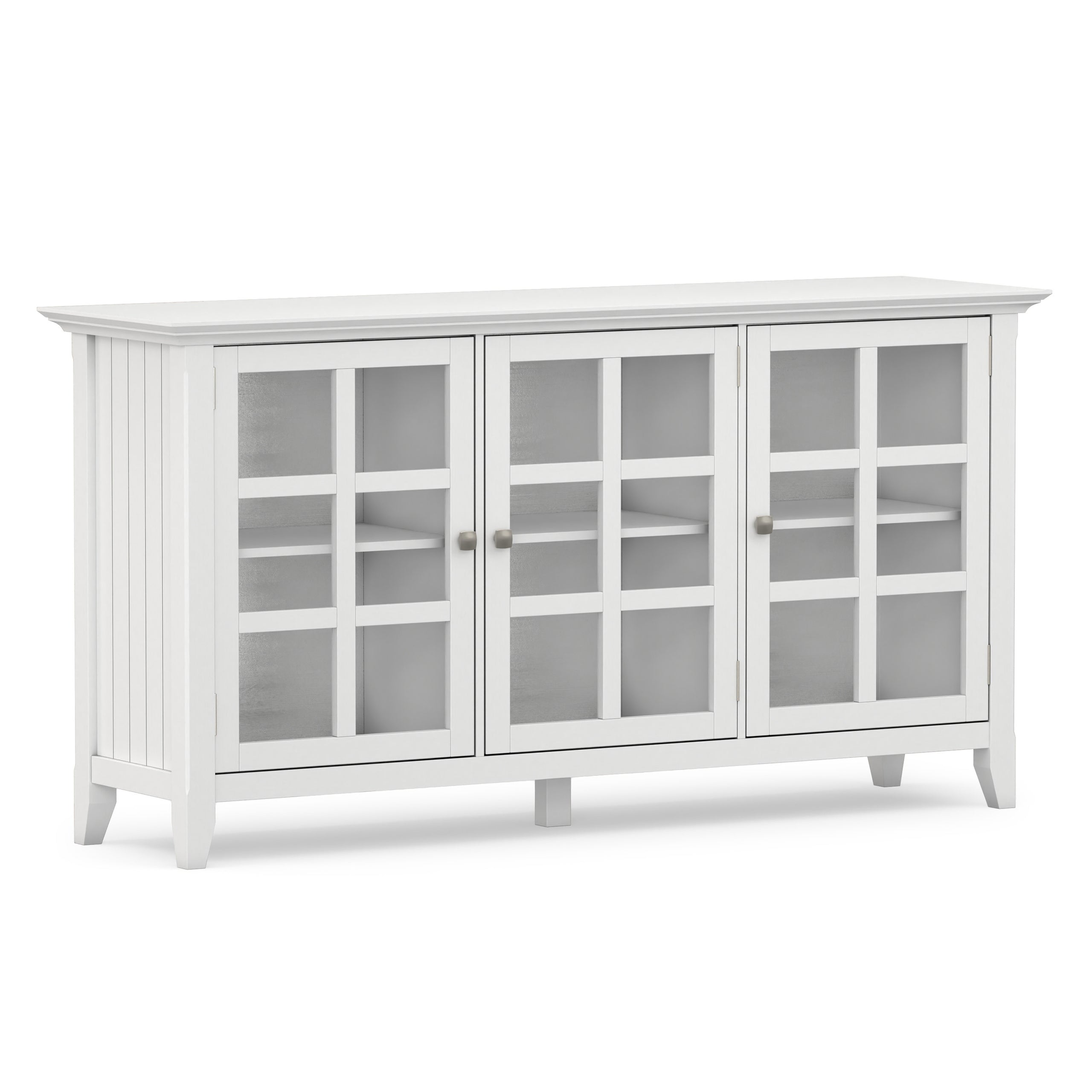 White| Acadian Wide Storage Cabinet