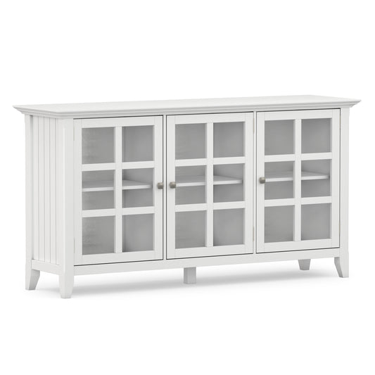 White| Acadian Wide Storage Cabinet