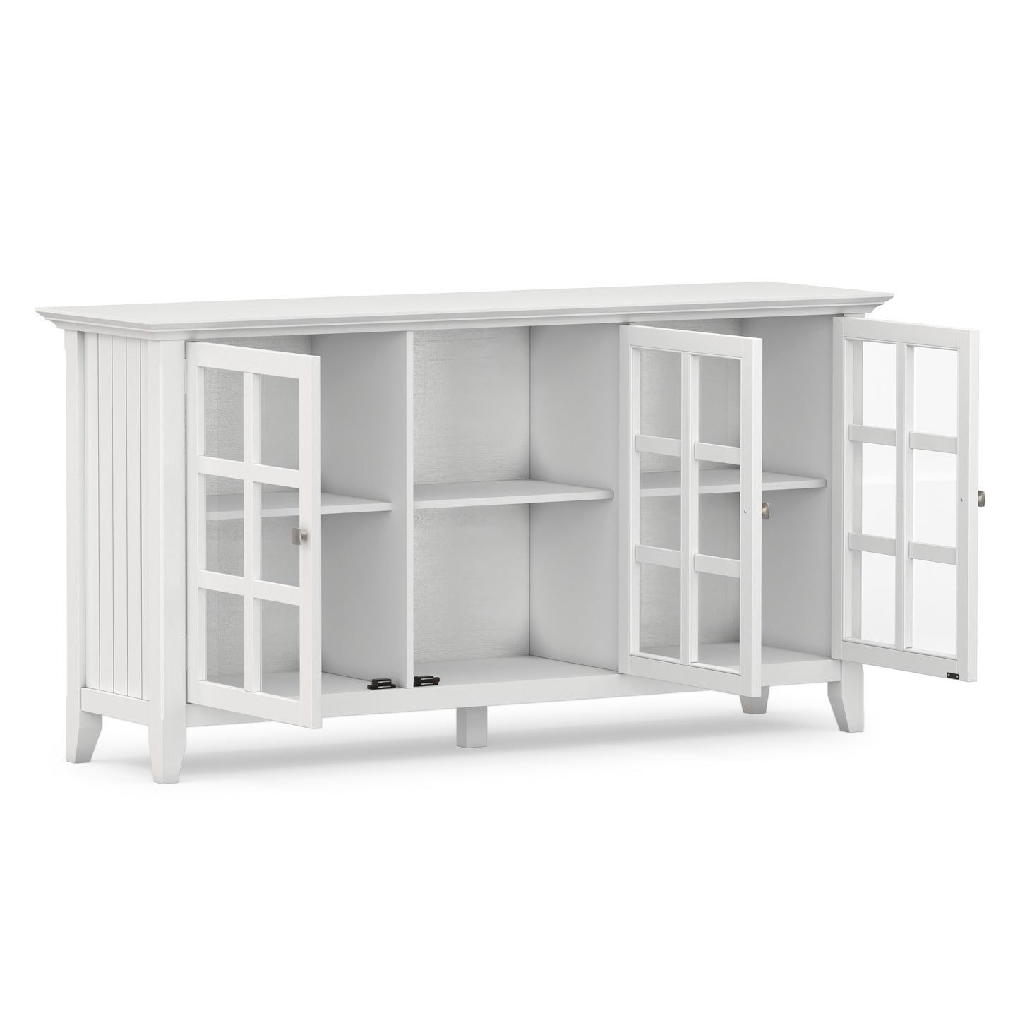 White| Acadian Wide Storage Cabinet