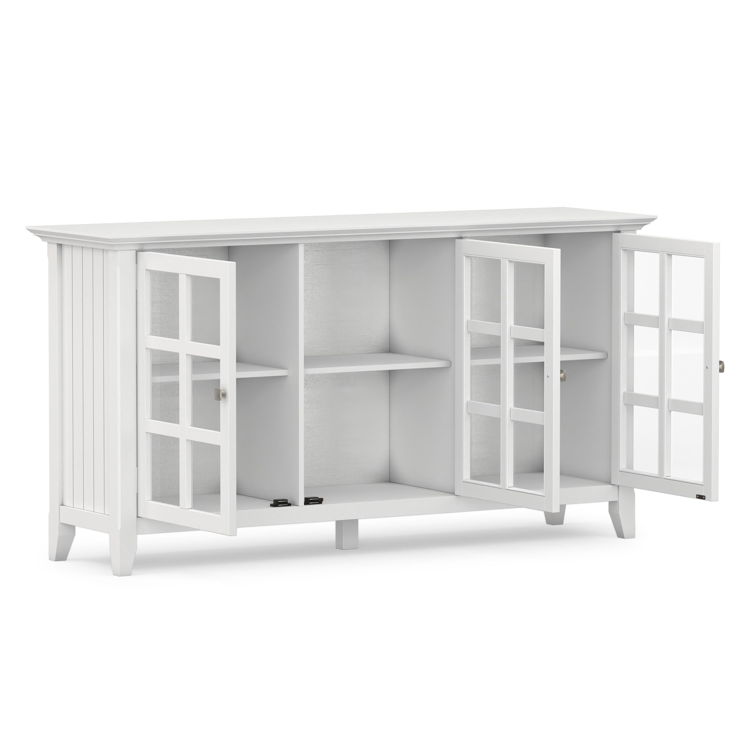 White| Acadian Wide Storage Cabinet