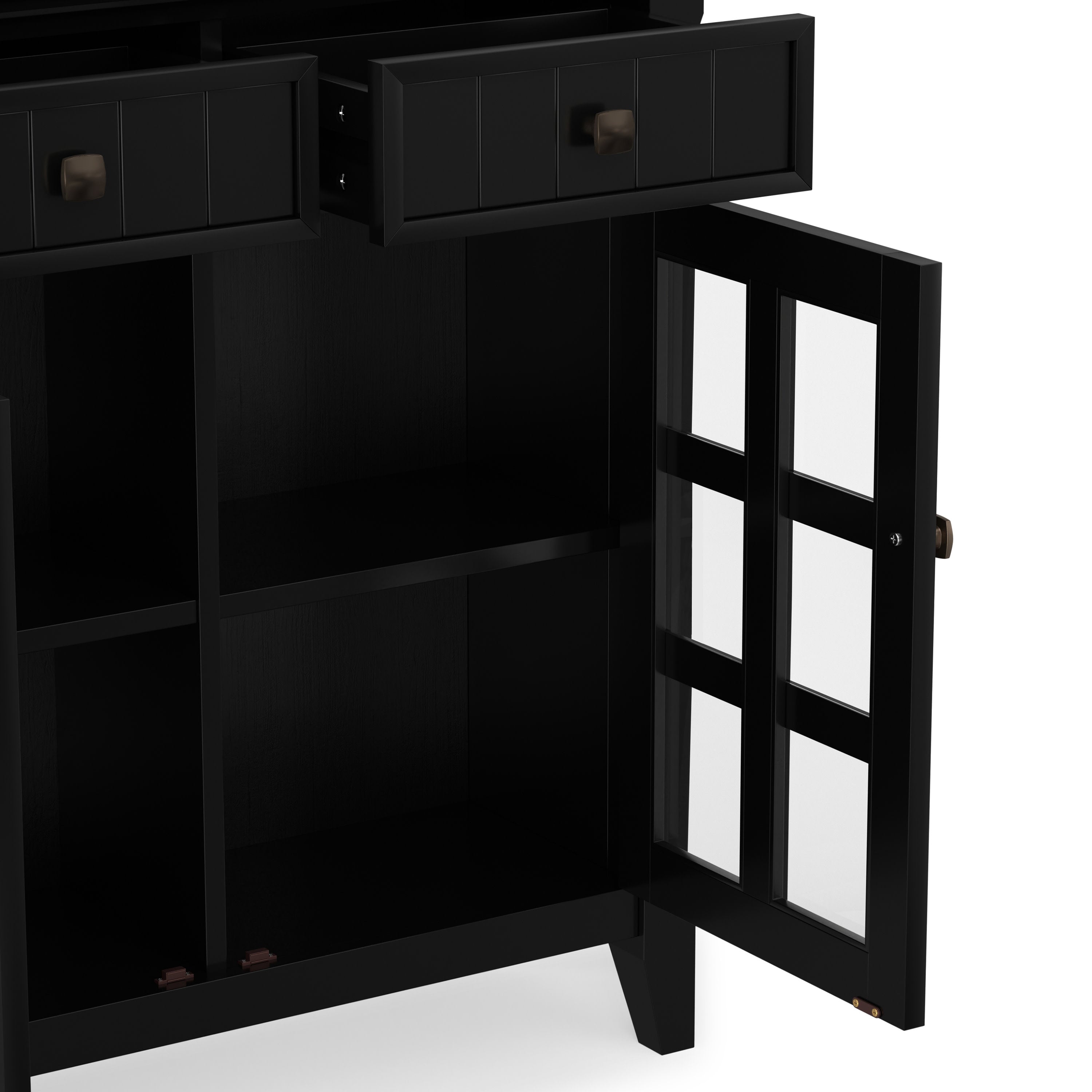 Solid Wood Entryway Cabinet | Acadian Storage Cabinet – Simpli Home